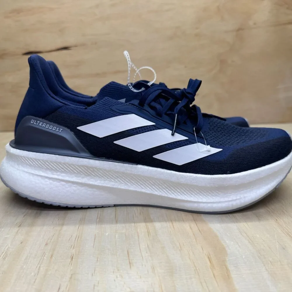 NEW Adidas Ultraboost 5x Running Shoes Dark Blue Cloud White Men’s Sz 12 JI3385